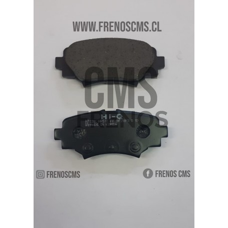 PASTILLAS DE FRENOS TRASERAS MAZDA 3 1.6, 2.5