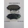 PASTILLAS DE FRENOS TRASERAS MAZDA 3 1.6, 2.5