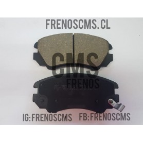 PASTILLAS DE FRENOS DELANTERAS HYUNDAI ELANTRA 1.6, CALIDAD CERAMICA