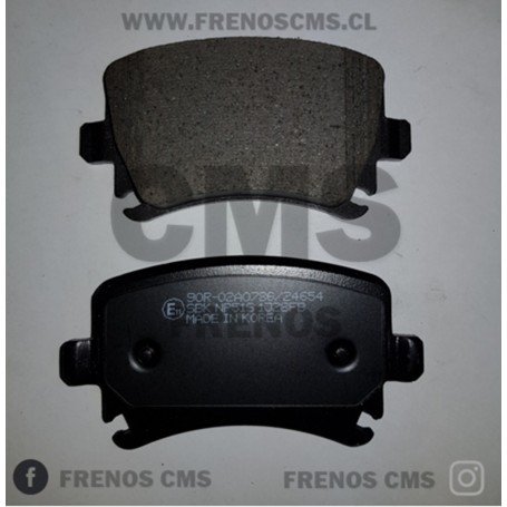 PASTILLAS DE FRENOS TRASERAS VOLKSWAGEN BORA 1.8-1.9