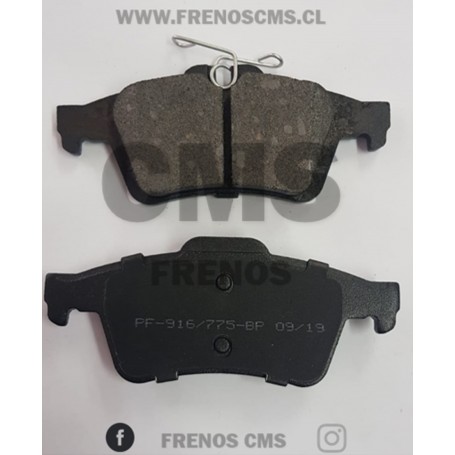 PASTILLAS DE FRENOS TRASERAS MAZDA 3 1.6 - 2.0