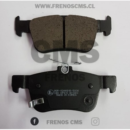 PASTILLAS DE FRENOS TRASERAS CIVIC 1.3 1.6 2.0