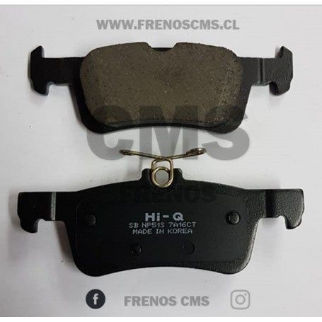 PASTILLAS DE FRENOS TRASERAS PEUGEOT 308 1.2 VTI