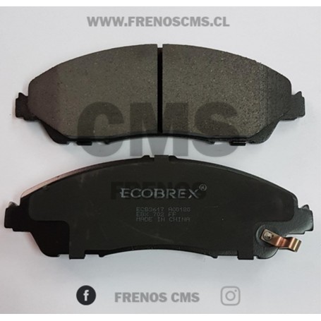 PASTILLAS DE FRENOS DELANTERAS CERAMICA PREMIUM HONDA RIDGELINE 3.5