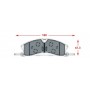 PASTILLAS DE FRENOS DELANTERAS CERAMICA PREMIUM EXPLORER HD BRAKES 3.5