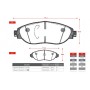 PASTILLAS DE FRENOS DELANTERAS CERAMICA PREMIUM VOLKSWAGEN TIGUAN ALLSPACE 2.0 TDI, TSI