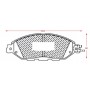 PASTILLAS DE FRENOS DELANTERA CERAMICA PREMIUM NISSAN PATHFINDER 2.5, 3.5
