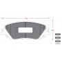 PASTILLAS DE FRENOS DELANTERAS CERAMICA PREMIUM TOYOTA RAV 4 2.5 HYBRID