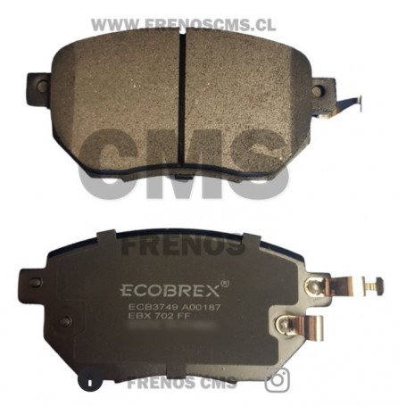 PASTILLAS DE FRENOS DELANTERAS CERAMICA PREMIUM NISSAN MURANO 2.5, 3.5