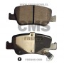 PASTILLAS DE FRENOS TRASERAS CERAMICA PREMIUM TOYOTA COROLLA 1.8