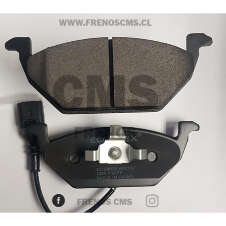 PASTILLAS DE FRENOS DELANTERAS CERAMICA PREMIUM VOLKSWAGEN GOL 1.6