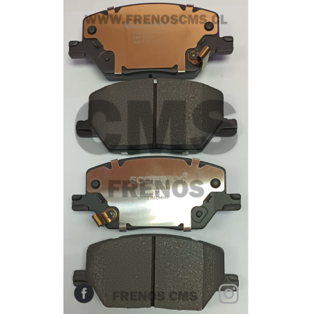 PASTILLAS DE FRENOS DELANTERAS MARCA ECOBREX CERÁMICA JEEP COMPASS 2.4