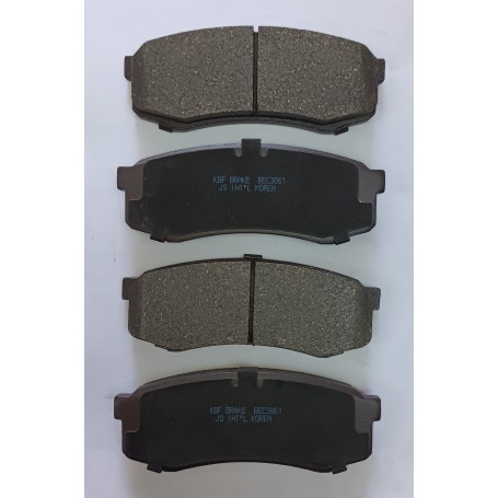 Pastillas para frenos traseros Toyota Fortuner 2.7, 2.8, Cerámica