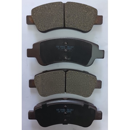 Pastillas para frenos traseros Citroen Jumper 2.0, 2.2, Cerámica