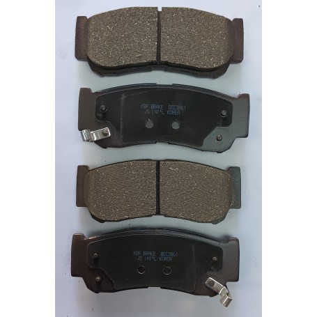 Pastillas para frenos traseros Hyundai Santa Fe 2.2, 2.4, 2.7, 3.3, Cerámica